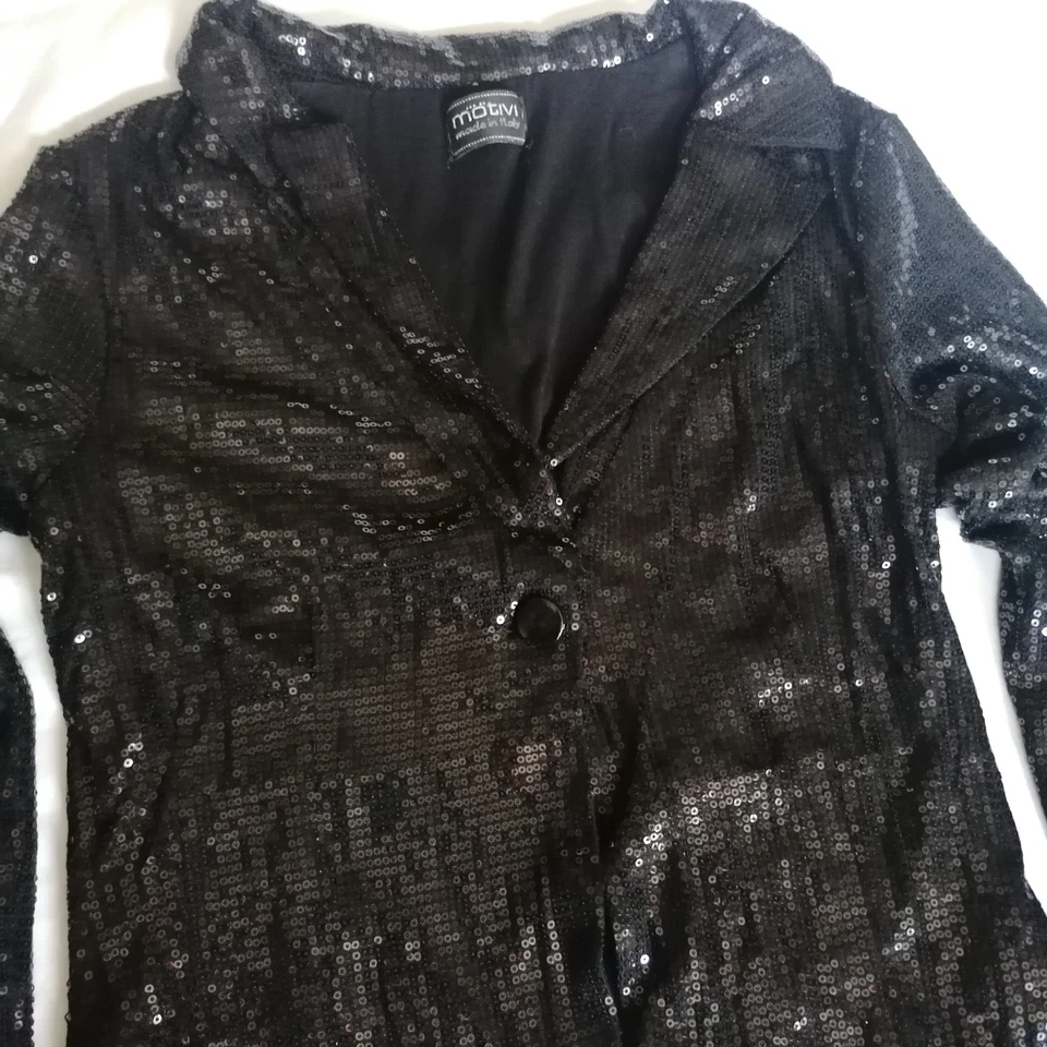 MOTIVI giacca in paillettes e viscosa. Taglia 42 IT - Immagine 2 di 4