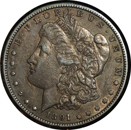 1891-S Morgan Dollar AU