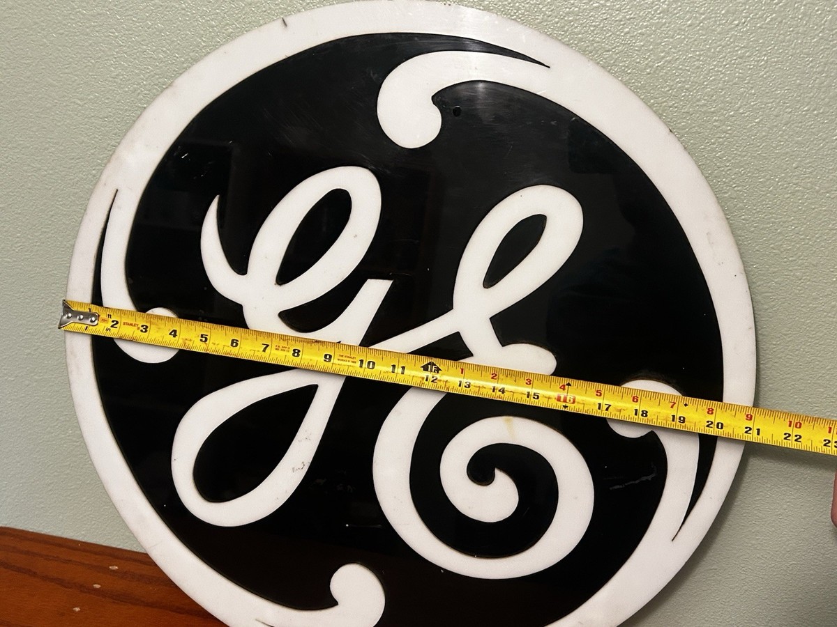 ビンテージ ゼネラルエレクトリック GE 真鍮 サイン 銘板 インダストリアル VINTAGE GE GENERAL ELECTRIC LARGE BUILDING PLAQUE SIGN EMBLEM LOGO