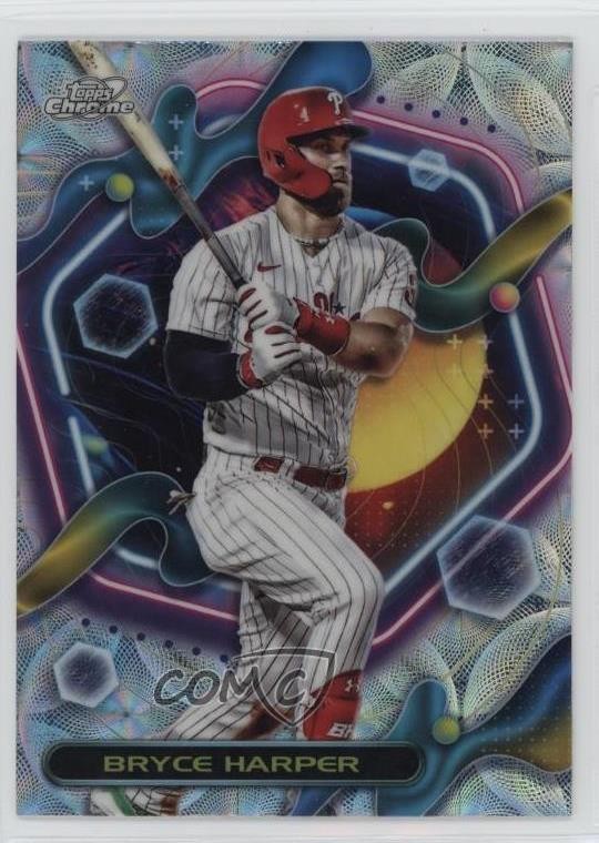 2023 Topps Cosmic Chrome Nucleus Refractor Bryce Harper #19 11o2