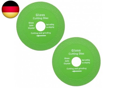 2 Stück Glas Schneiden Trennscheiben 100, Flexscheiben Glasschneidescheibe, 