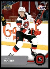 2021-22 Upper Deck CHL Jack Matier Ottawa 67's #58