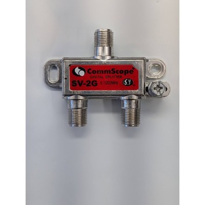 CommScope SV 2G Digital Splitter 5 1002MHz Coaxial Cable 1x2 2 Way