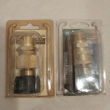 Male Metric x 3/8" Quick Disconnect  Female Metric x 3/8" Quick Disconnect Plug
