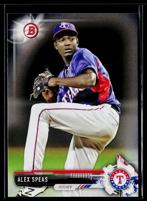 Alex Speas 2017 Bowman #BP68 Texas Rangers