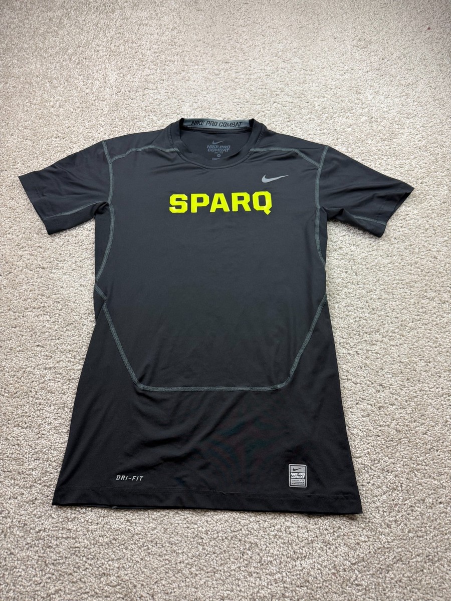 Nike Pro Combat Compression Shirt Mens XL Black SPARQ Dri-Fit Gym