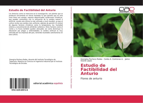 Georgina Pacheco Rodas (U. A.) | Estudio De Factibilidad Del Anturio | Buch-image