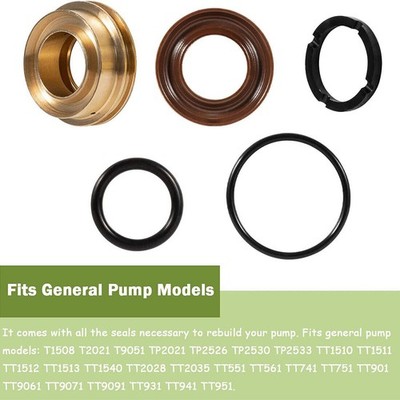 General Pump Interpump Seal Packing Kit for GP K96 KIT96 15mm T W TT & TP Series