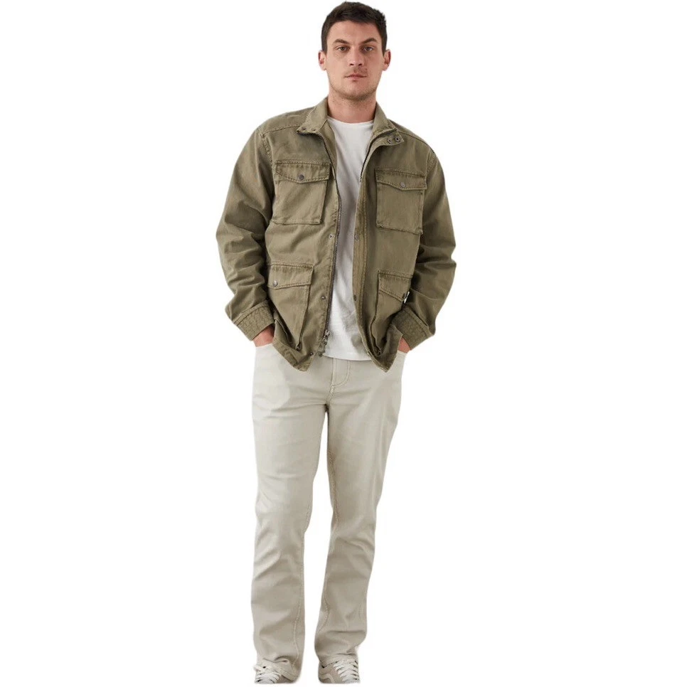 Rails Porter Field Utility Jacket Men Size S Sage Green Pockets Full Zip Army image 18