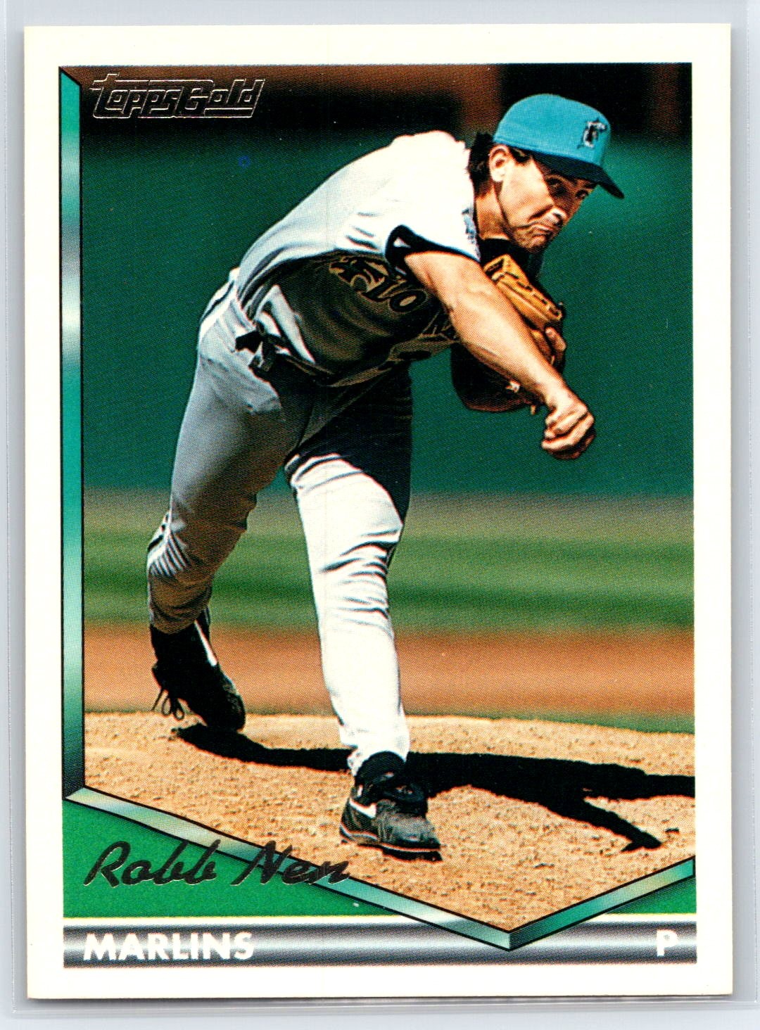 1994 Topps Robb Nen Rookie Gold Parallel RC Florida Marlins #284
