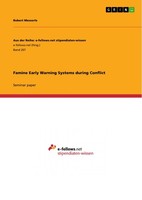 Famine Early Warning Systems During Conflict (Buch)