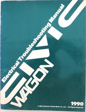 Vintage 1990 Honda Civic Wagon Electrical Troubleshooting Manual Civic Oem Vintage 1990 Honda Civic Wagon Electrical Troubleshooting Manual Civic Oem