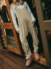 Women's Free People Movement OB1239677 Sage Stone Hot Shot One Piece Jumpsuit