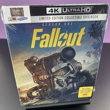 Fallout Season One 4K UHD, 2025 Limited Edition Steelbook w/Art Cards NEW OOP