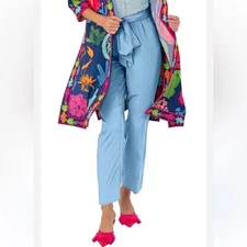 Gretchen Scott Designs Pull On Pants Blue Large