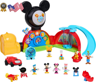 Disney Jr. Mickey Mouse Clubhouse Deluxe 28-Inch Playset with 2 Exclusive Bonus