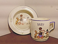 Slovakia Baby Bowl and Cup Set Vintage