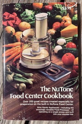 NuTone Recipe Prep Booklet Cookbook For Built-in Food Center Kitchen System