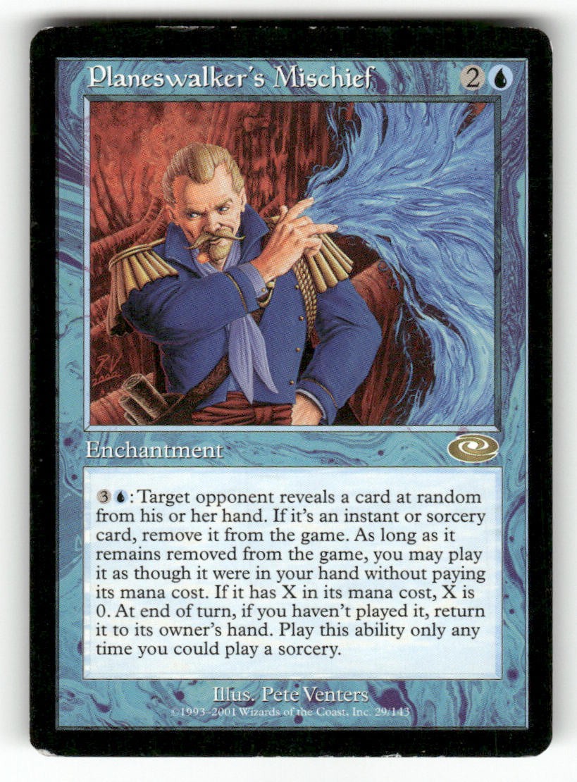 Planeswalker's Mischief 29 Rare Planeshift Magic: The Gathering MP