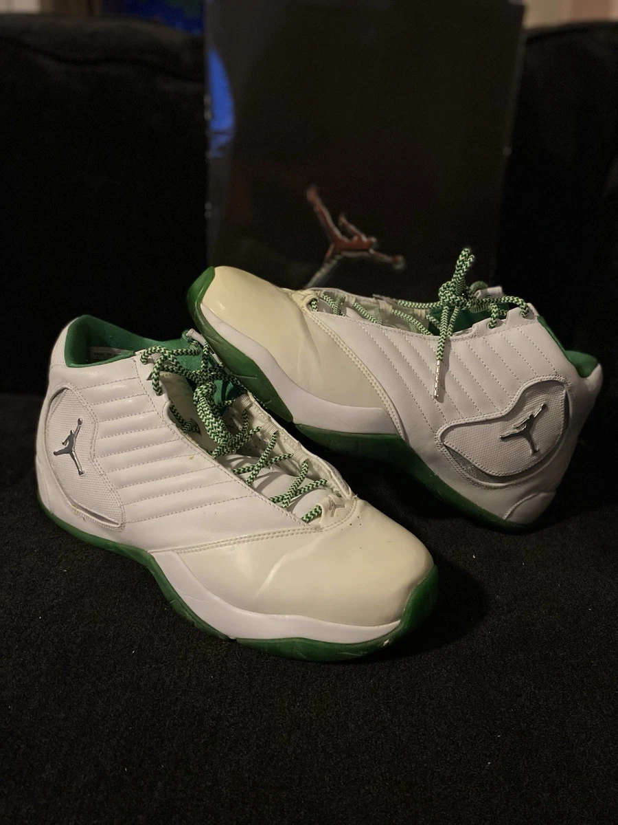 JORDAN B-2RUE  White Silver Green Mens Sneakers Sz 13 New with Box *read descrip JORDAN B-2RUE White Silver Green Mens Sneakers Sz 13 New  main image 3