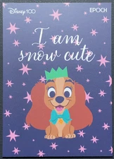 I am Snow Cute 52 Disney 100 Card Epoch 2023 Japanese
