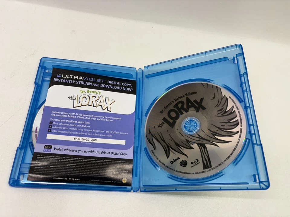 dr. seuss's deluxe edition the lorax blu ray & dvd - Image 4 of 4