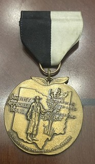 Vintage Johnny Appleseed Trail Medal Boy Scout Hiking Award BSA Ohio