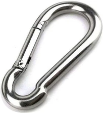 Large Carabiner Clip,5-1/2 Inch Heavy Duty Stainless Steel 5.5 inches x 2.69" 