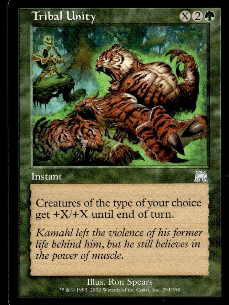 2002 Onslaught Tribal Unity Expansion/Uncommon #294