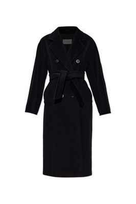 MAX MARA Madame Black Cupro Coat New & Authentic