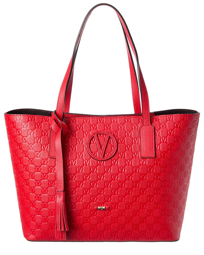 VALENTINO GARAVANI レッド トートバッグ Valentino By Mario Valentino Soho Medallion Leather Tote