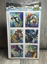 Ben 10 Alien Force Stickers Cartoon Network 4 Sheets New Sealed 2009 Y2K