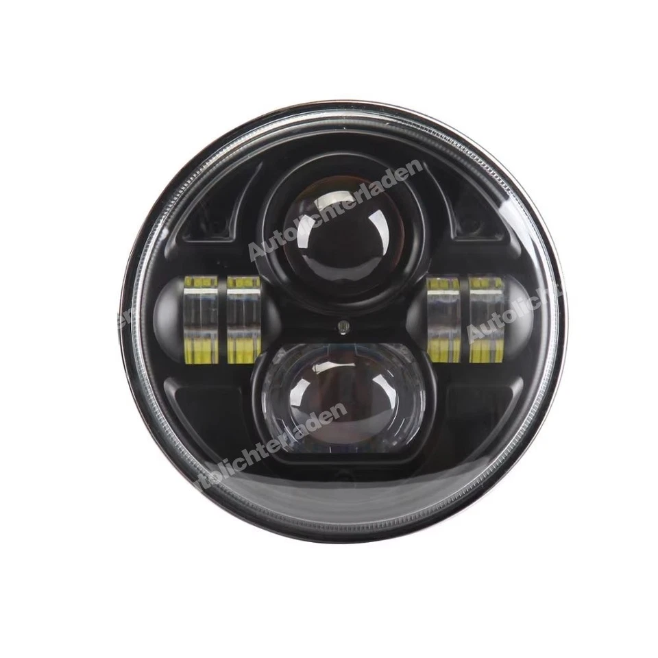 2x E-Geprüft 7 Zoll LED Scheinwerfer Hi-low Für Jeep Wrangler Ⅲ JK 2008-2017 - Bild 2 von 4