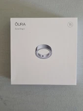 Oura Ring 4 Smart Ring Size 11 Activity Tracker, 4th Gen Silver