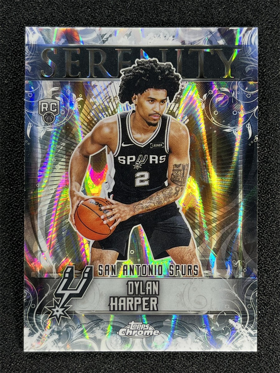 2025-26 Topps Chrome Dylan Harper #SY-12 Raywave Refractor Serenity RC &04242