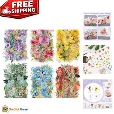 240 Pcs Gold Foil Floral Stickers for Elegant Scrapbooking  Journaling