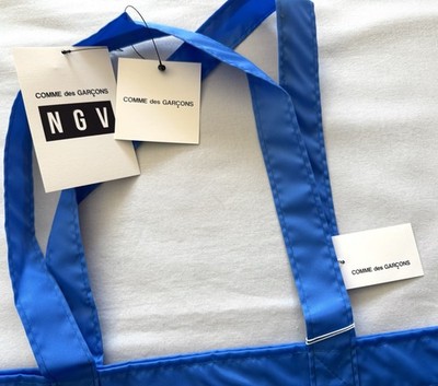 COMME des GARCONS NGV トートバッグ 青 Comme des garcons NGV Australia blue tote bag New with tags Japan