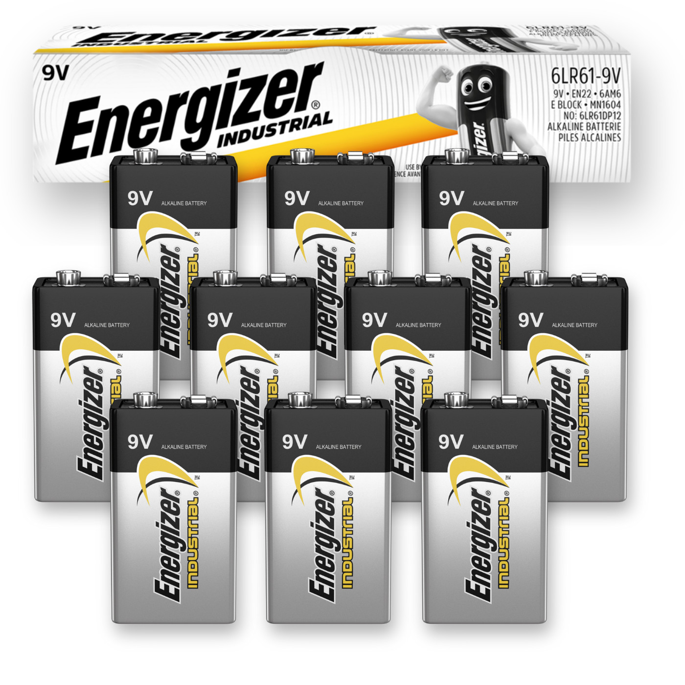Energizer 9V Industrial Batteries Pack Of 12 ENGIND9V - Image 38