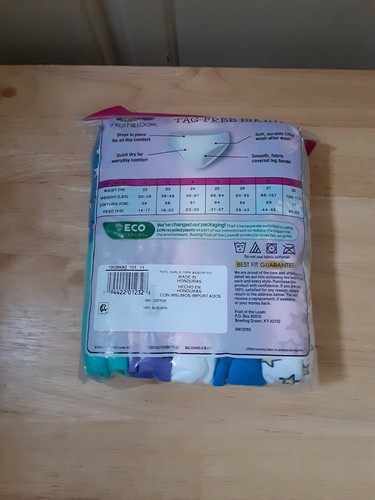 Fruit of The Loom Girls (10 Pair) of Bikinis Size 14 NEW WITH TAGS - Picture 2 of 2