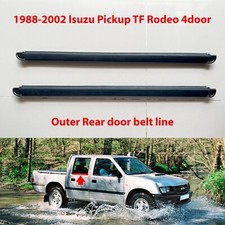 88-02 for Isuzu TF TFR Pickup Faster 4D rear outer door belt weatherstrip seal