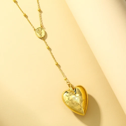 Lana Del Rey Necklace Heart-shaped Spoon LDR Merch Snake Chain Pendant Classic - Picture 12 of 17
