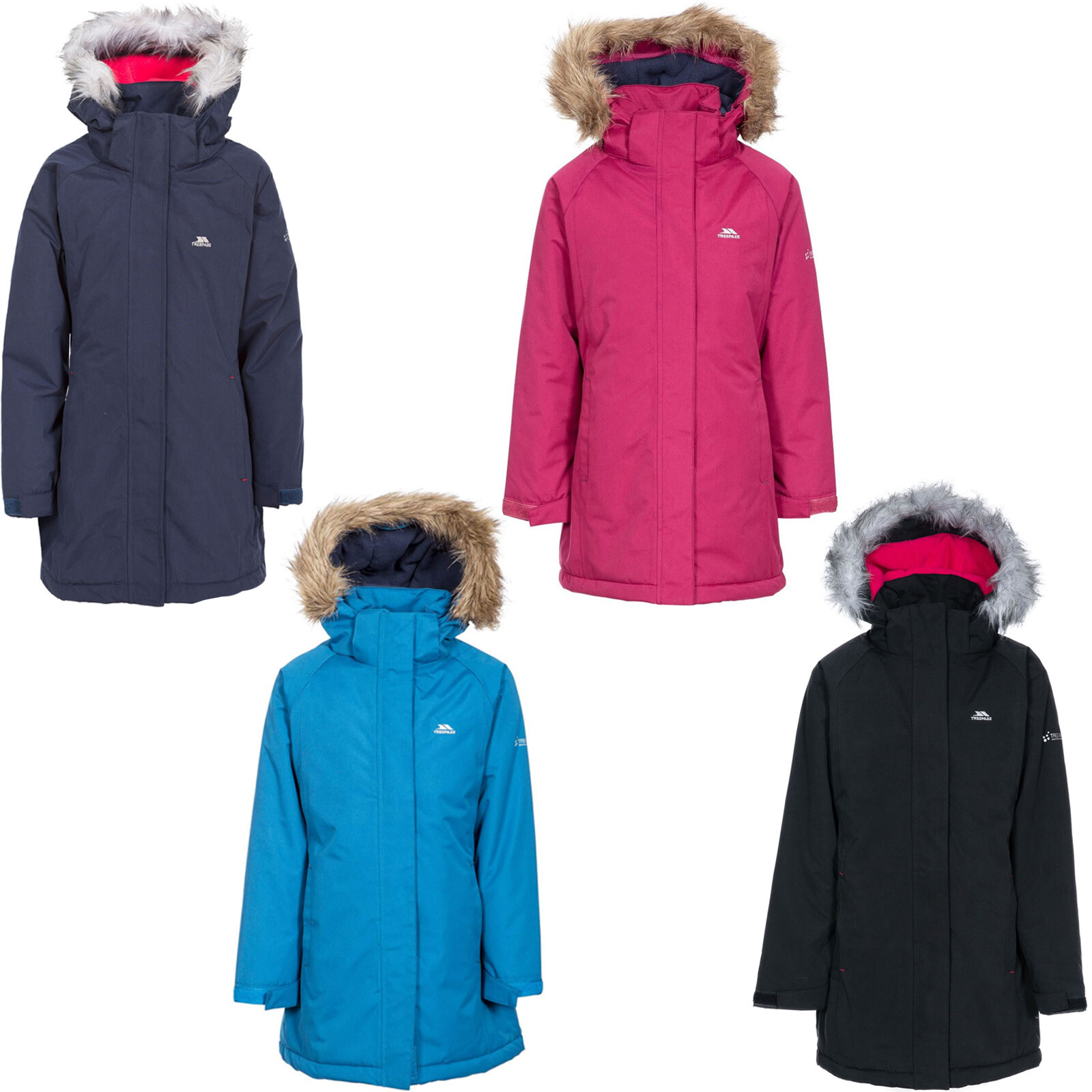 Trespass Girls Fame Jacket Berry 11-12