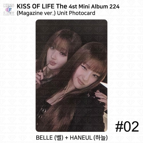 KISS OF LIFE 4th Mini Album 224 Magazine Keychain Digipack Official Photocard - Picture 48 of 63