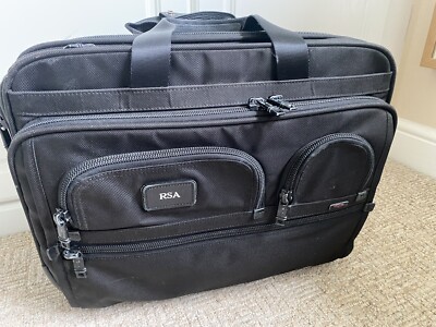 Tumi Alpha Deluxe wheeled Pilot Case w/Laptop case 26127DH | eBay UK