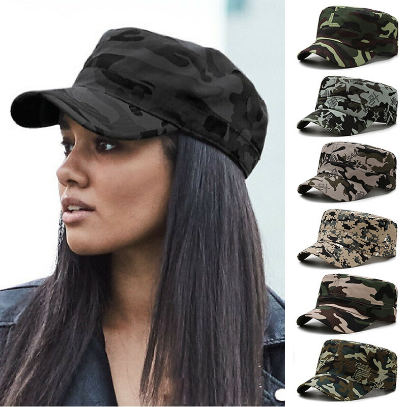 APL Cappello uomo donna mimetico esercito mimetico militare cadetto combattimento pesca C @ 