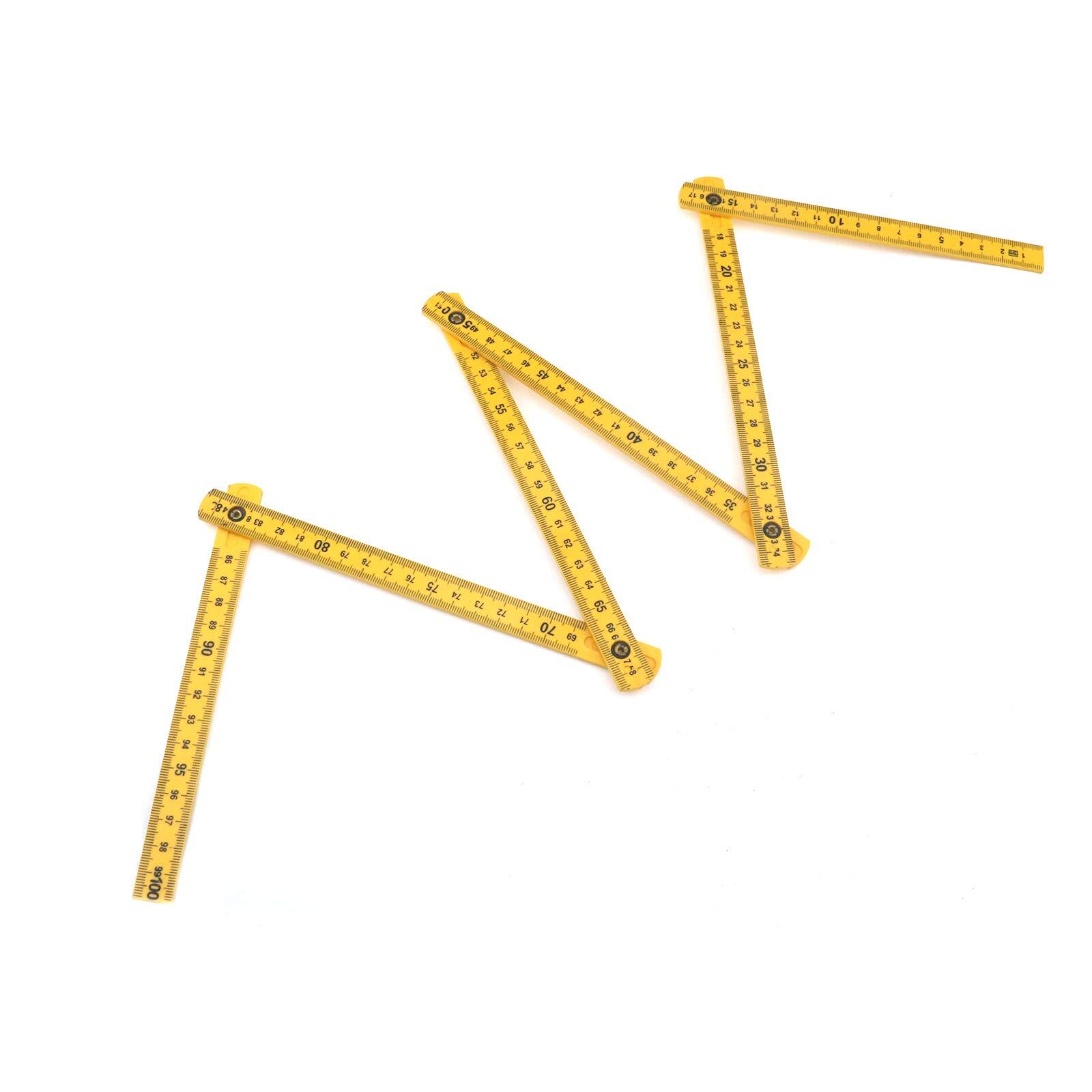 Folding Ruler Measuring Stick 3.28 Foot Foldable Design Centimeter cm ...