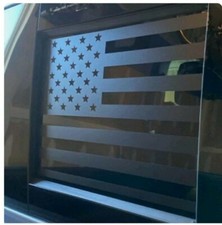 American Flag Decal Sticker Fits Dodge Ram 2009-2023 Rear Back Middle Window