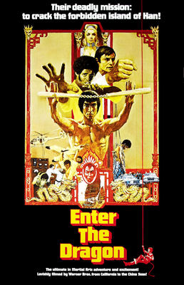Enter the Dragon 1973 Movie Poster 11x17 Bruce Lee Martial Arts