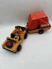 Fisher Price Adventure People #304 VTG Wild Animal Safari JEEP TRAILER TENT FIGS