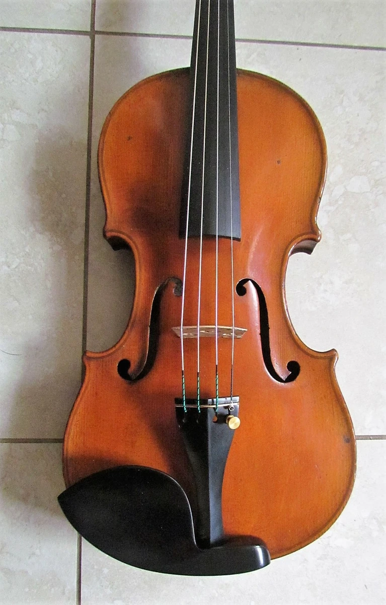 OLD GERMAN violin made branded BAUSCH LEIPZIG by JOSEPH ANTON SCHUSTER